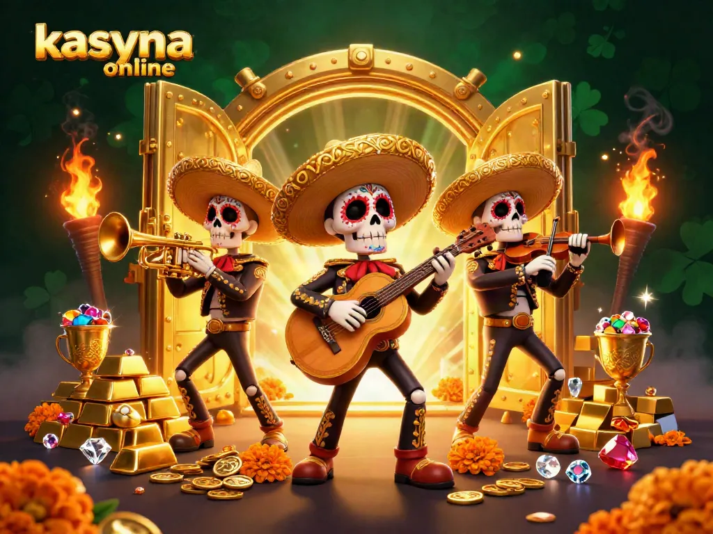 Experience thrilling gameplay with kasyna online members in vibrant Day of the Dead celebration.