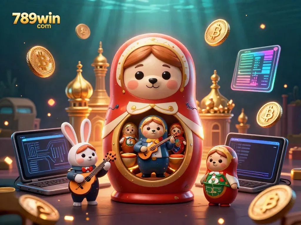 Experience the vibrant world of 789win com with 3D cartoon characters and dynamic gambling elements.
