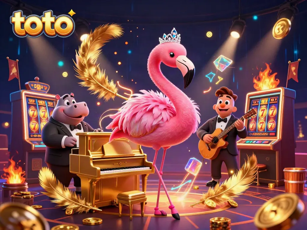 Experience thrilling toto action with vibrant casino characters and dynamic game elements.