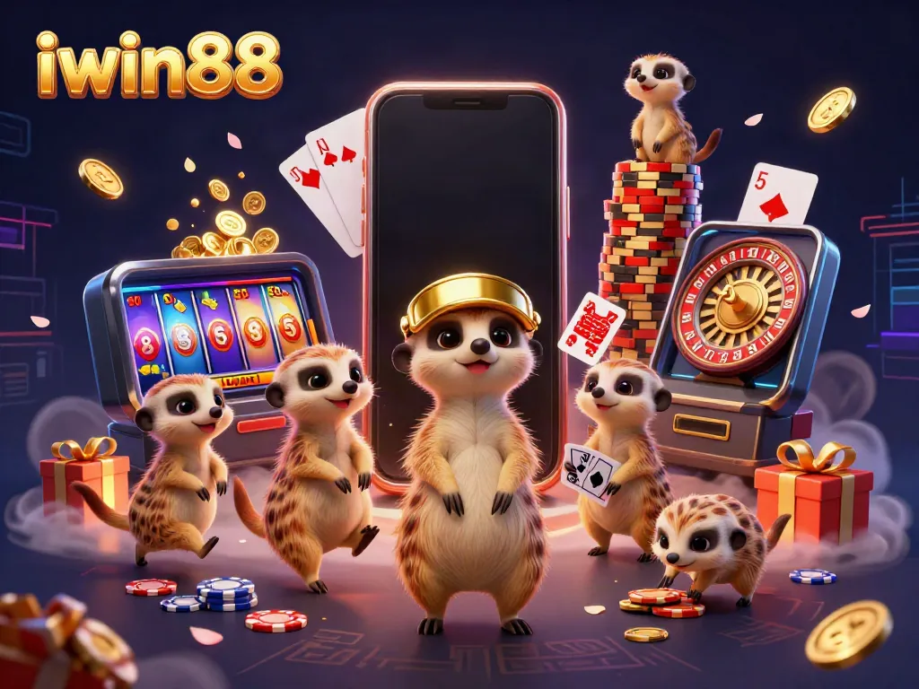 Experience thrilling moments at iwin88 with meerkats running an exciting casino operation.
