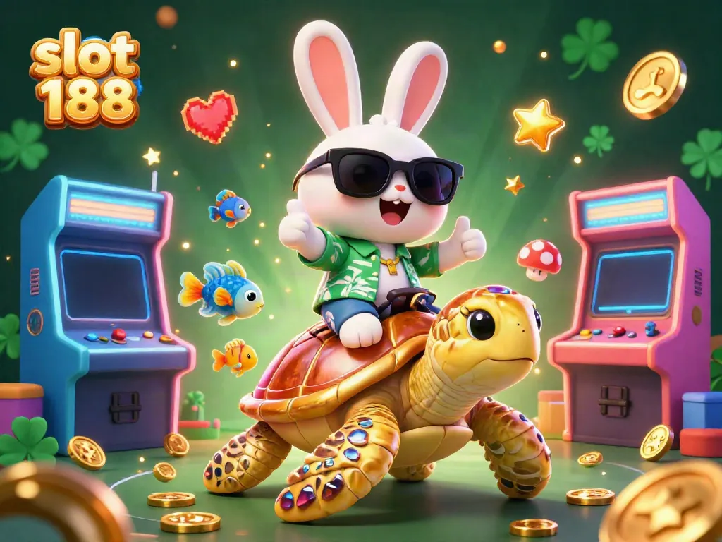 Mainkan slot 188 dengan karakter lucu dan bagus dalam ilustrasi kasino 3D